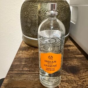 Rare Body Shop Indian Night Jasmine body mist over half full